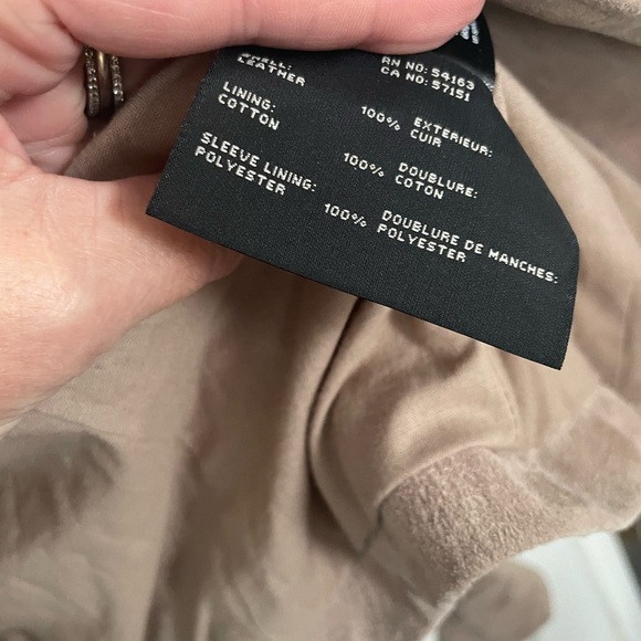 Marc New York genuine suede leather moto jacket XL - Picture 7 of 7